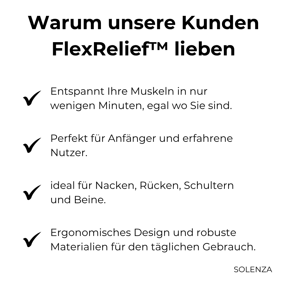 Letzter Tag -50% | FlexRelief™ Massagegerät für Nacken und Schultern