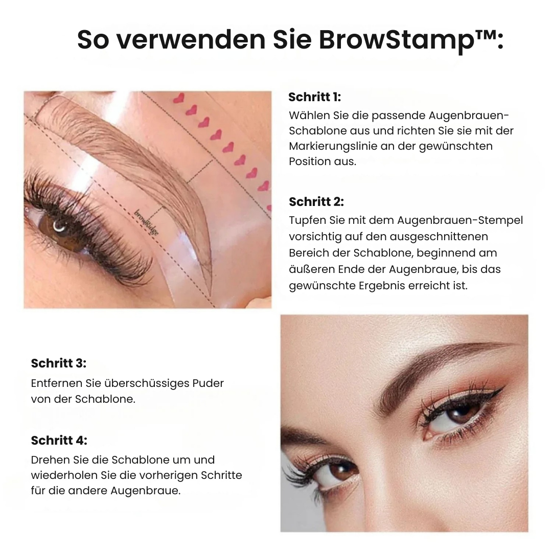 Letzter Tag -50% | BrowStamp™ Augenbrauen-Styling-Se