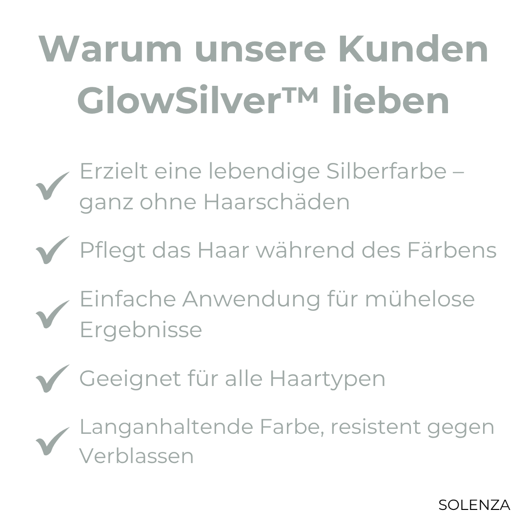 1+1 GRATIS | GlowSilver™ Natürliches 2-in-1 Haarfarbe