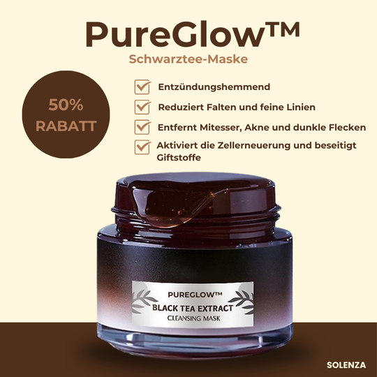 50% RABATT I PureGlow™ Schwarztee-Maske