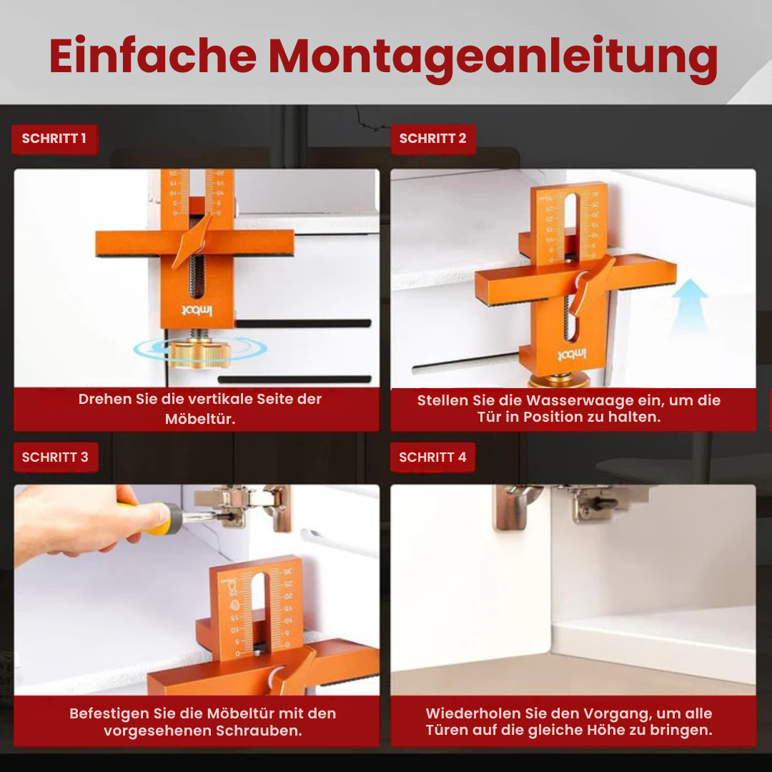 Letzter Tag -50% | DoorAlign™ Türen schnell und präzise ausrichten!